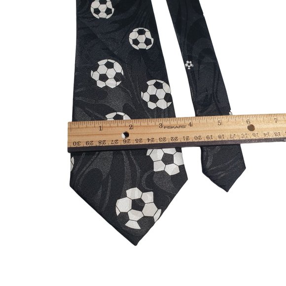 Fratello Mens Necktie Tie Soccer Game Designer Accessory Work Office Dad Gift - Picture 3 of 5